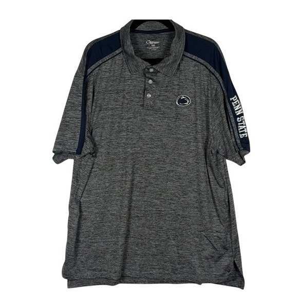 Chiliwear Other - Chiliwear Penn State Nittany Lions Polo Shirt Mens XXL‎ Grey Heather Performance